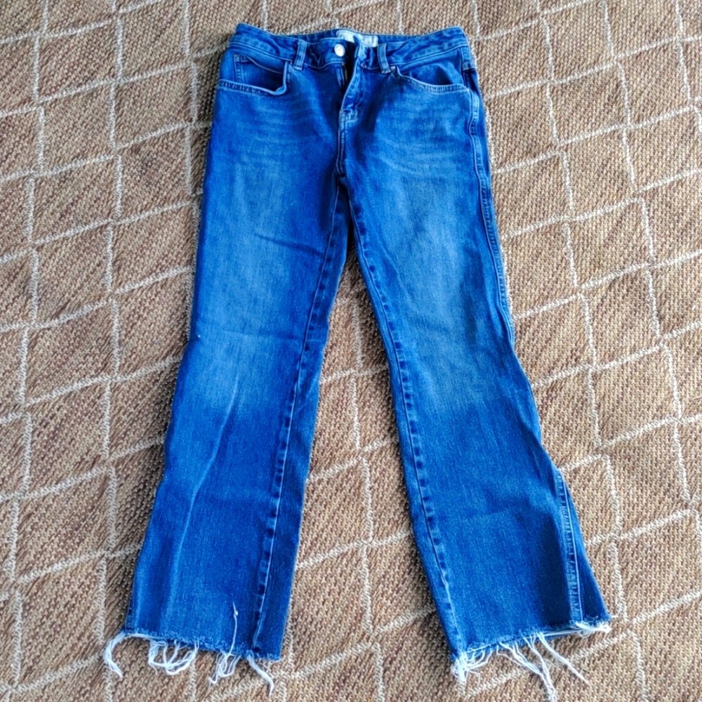 Free People kick flare crop...